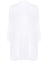 120% Lino - Poplin Linen Shirt - Lyst