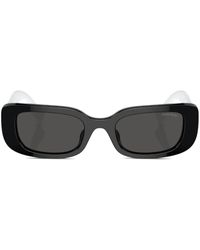 Miu Miu - Miu Mu 08ys Tinted-lens Rectangle-frame Acetate Sunglasses - Lyst