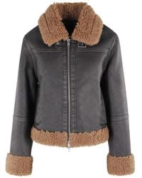 Stand Studio - Lorelle Faux-Shearling Jacket - Lyst