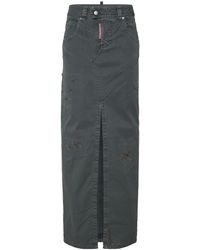 DSquared² - Katoenen Maxi-Rok - Lyst