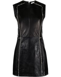 Acne Studios - Sleeveless Leather Minidress - Lyst