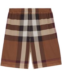 Burberry - Pantalones cortos de chándal con motivo Vintage Check - Lyst