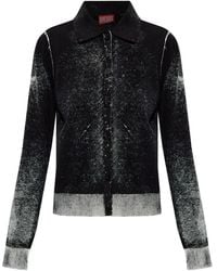 DIESEL - M-Loren Buttoned Cardigan - Lyst