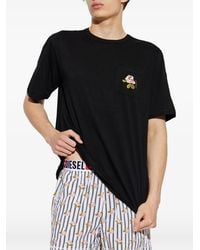 DIESEL - Kit-Jack-D-Core Floral-Print Two-Piece Pajamas - Lyst