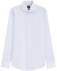 BOSS - Stripe-Pattern Shirt - Lyst