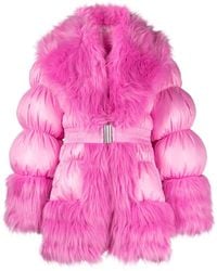 Martine Rose - Belted Quilted Puffer Coat - Lyst