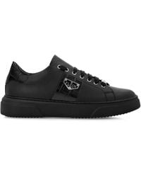 Philipp Plein - Zapatillas de cuero con placa Triangle Plein - Lyst