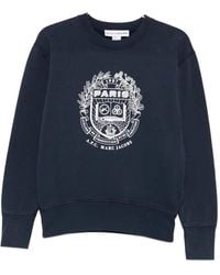 A.P.C. - Sweater Met Grafische Print - Lyst