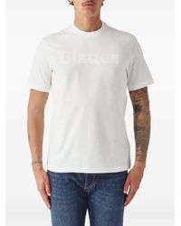 Blauer - Bourne Crewneck Logo-Print T-Shirt - Lyst