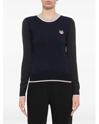 KENZO - Tiger-Patch Sweater - Lyst