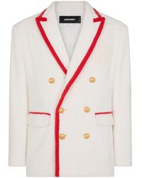 DSquared² - Blazer Met Dubbele Rij Knopen - Lyst