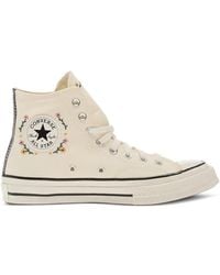 Converse - Chuck 70 Floral-Embroidered Sneakers - Lyst