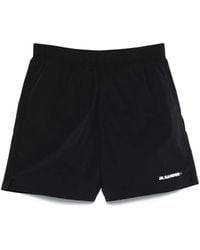 Jil Sander - Logo-Print Swim Shorts - Lyst