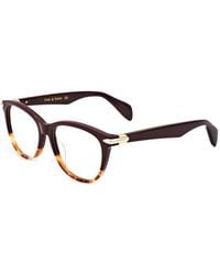 Rag & Bone - Lunettes De Vue Rondes À Effet Écailles De Tortue - Lyst
