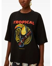 FARM Rio - T-Shirt Met Tropische Print - Lyst