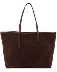 Atp Atelier - Eraclea Suede Shoulder Bag - Lyst