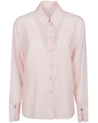Patrizia Pepe - Striped-Pattern Shirt - Lyst