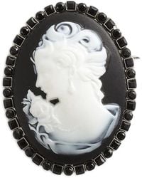 Dolce & Gabbana - Broche oval con diseño de camafeo - Lyst