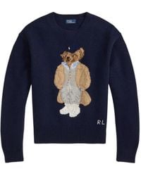 Polo Ralph Lauren - Maglione Girocollo Polo Bear - Lyst
