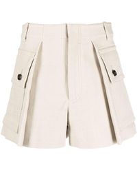 DURAZZI MILANO - Pantalones cortos de vestir con detalle de bolsillo - Lyst