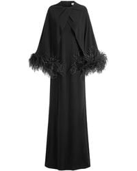 16Arlington - Adelar Abendkleid Mit Federbesatz - Lyst
