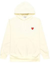 COMME DES GARÇONS PLAY - ハートロゴ ジップアップ パーカー - Lyst