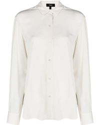 Theory - Crepe De Chine Shirt - Lyst
