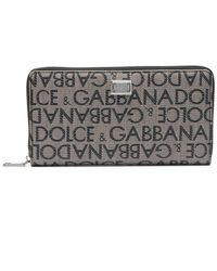 Dolce & Gabbana - Logo Jacquard Cardholder - Lyst