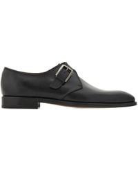 Ferragamo - Zapatos monk con cierre de hebilla - Lyst