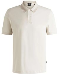 BOSS - Polo Con Applicazione Logo - Lyst