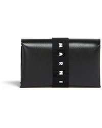 Marni - Portemonnaie Mit Logo-Riemen - Lyst