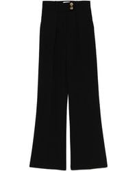 Elisabetta Franchi - Hose aus Krepp - Lyst