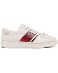 Bally - Panelled Low-top Leather Sneakers - Lyst