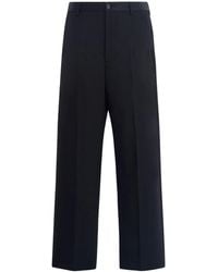 Marni - Virgin Wool Wide-Leg Trousers - Lyst