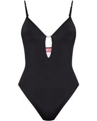 DIESEL - Body Ufby-Oval-D-Bodysuit - Lyst