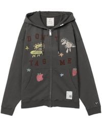 Maison Mihara Yasuhiro - Kids Doodle Printed Zip-Up Hoodie - Lyst