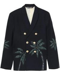 Palm Angels - Palms Classic Double-Breasted Blazer - Lyst