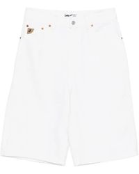 Lois - Camille Logo Patch Shorts - Lyst