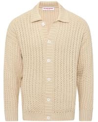 Orlebar Brown - Thomas Chunky-Knit Button-Up Cardigan - Lyst
