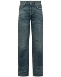 Haikure - Faded-Effect Wide-Leg Jeans - Lyst