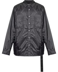Rick Owens - Shirtjack Met Zak Met Knopen - Lyst