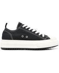 DSquared² - Sneakers Met Plateauzool - Lyst