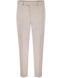 PT Torino - Pressed-Crease Tailored Trousers - Lyst