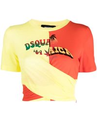 DSquared² - Top Met Logoprint - Lyst