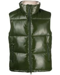 Save The Duck - High-Shine Finish Padded Gilet - Lyst