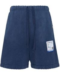 Maison Mihara Yasuhiro - In-Stru(-Tal) Distressed In-Stru(-Tal) Shorts - Lyst