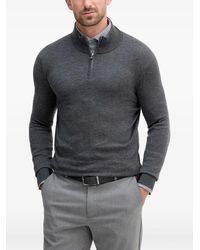 Mos Mosh - Quarter-Zip Knitted Sweater - Lyst