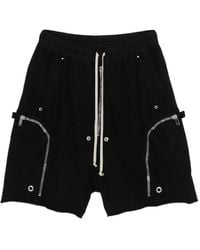 Rick Owens - Zip-Pocket Drawstring Shorts - Lyst