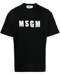 MSGM - Logo-print T-shirt - Lyst