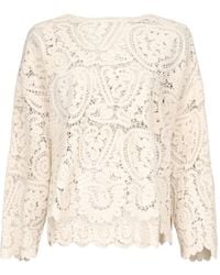 Loulou de Saison - Arold Crochet Lace Sweater - Lyst